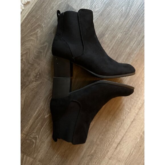 Dream Paris Black Booties Size 8 - Picture 5 of 10